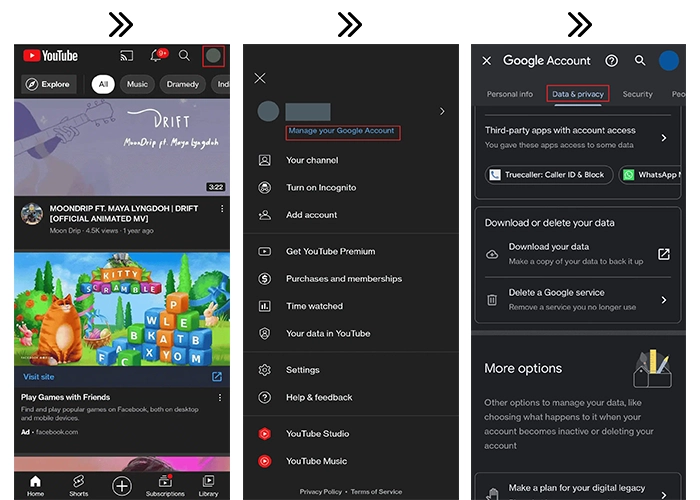 حذف کانال یوتیوب