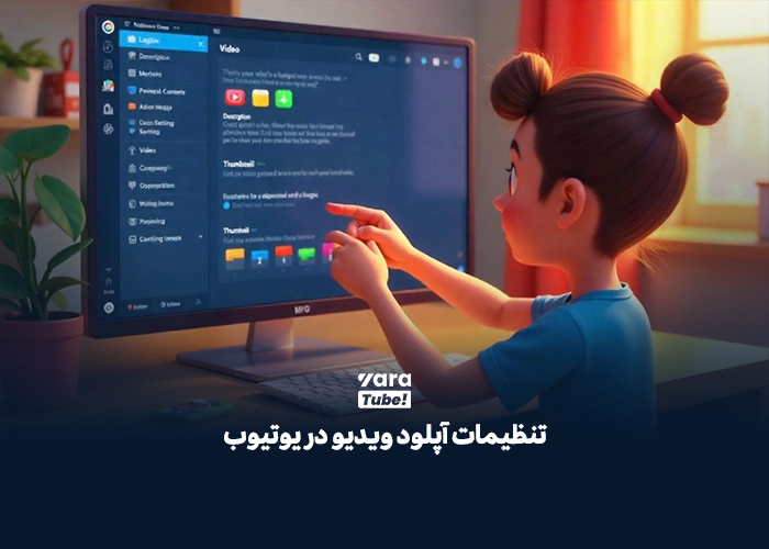 آپلود ویدیو در یوتیوب 