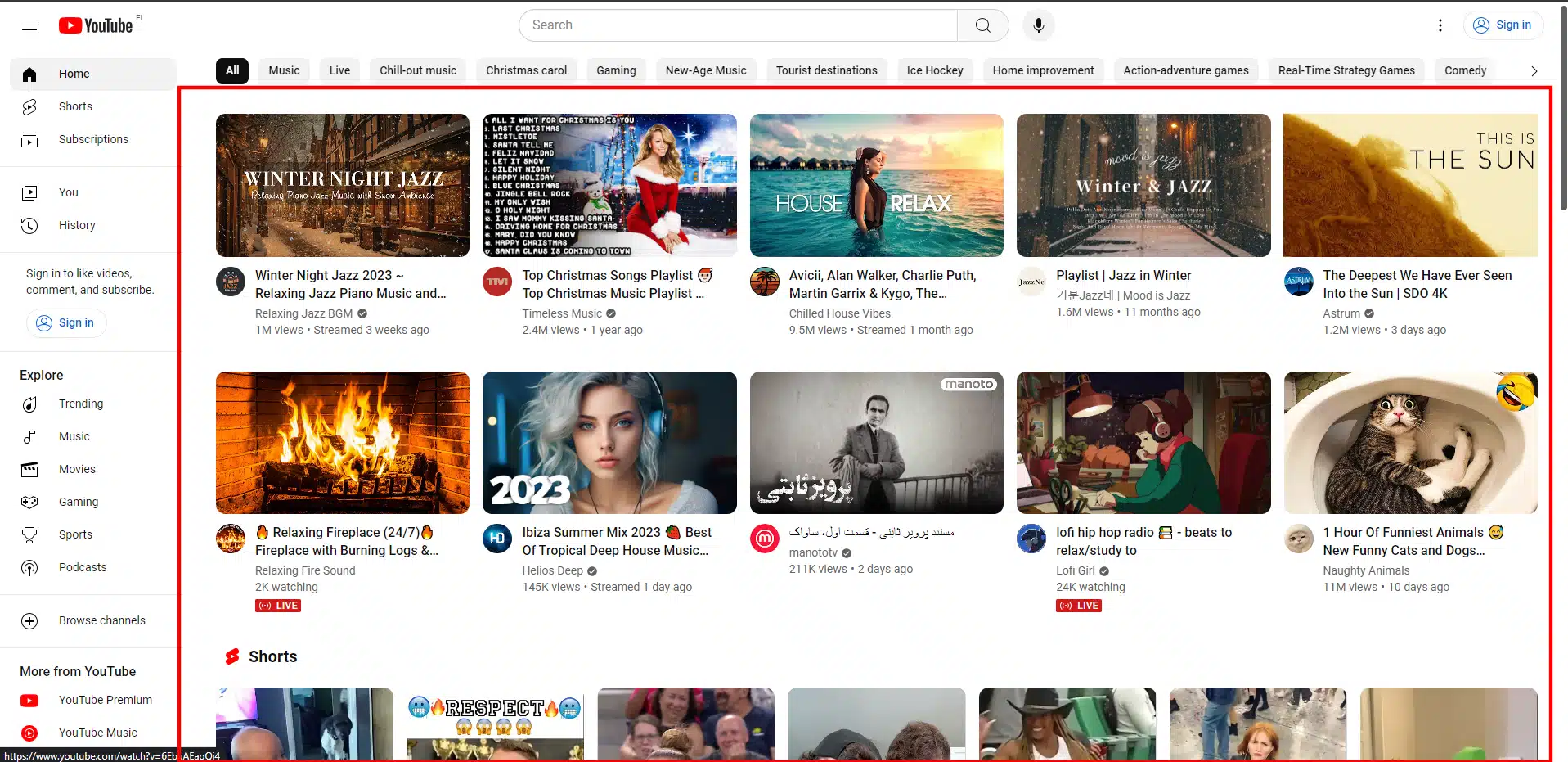 ورود به یوتیوب