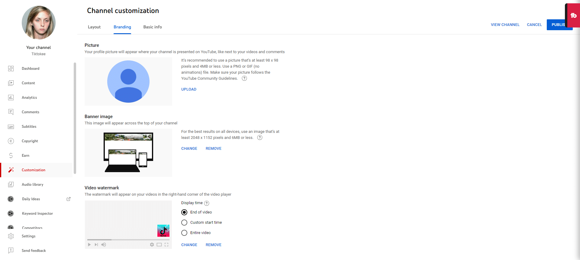 عکس در یوتیوب